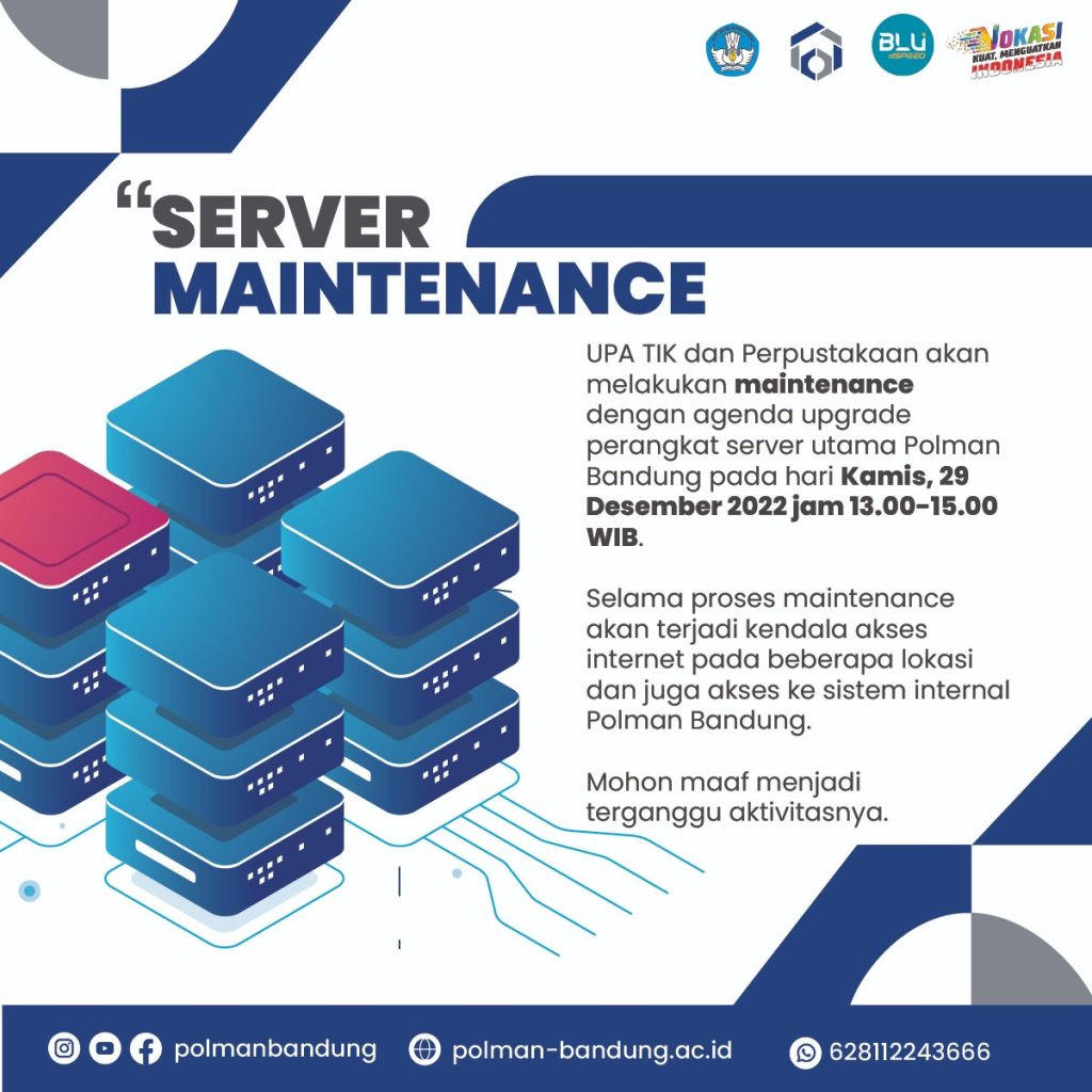 Jadwal Perawatan Server Polman Bandung